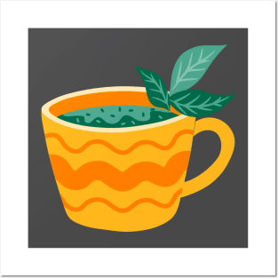 Cup of Matcha Tea Posters and Art